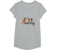 C'est Bon, Je Vais Bien, Tout va Bien, Juste Peachy T-Shirt, Fille, Gris Chiné, S