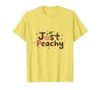 C'est Bon, Je Vais Bien, Tout va Bien, Juste Peachy T-Shirt, Homme, Citron, M