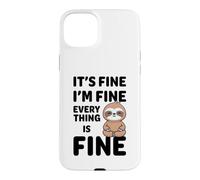 C'est Bon, Je Vais Bien, Tout va Bien Meme Funny Sloth Coque pour iPhone 15 Plus