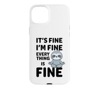 C'est Bon, Je Vais Bien, Tout va Bien Meme Funny Sloth Coque pour iPhone 15 Plus