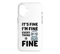 C'est Bon, Je Vais Bien, Tout va Bien Meme Funny Sloth Coque pour iPhone 16
