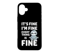 C'est Bon, Je Vais Bien, Tout va Bien Meme Funny Sloth Coque pour iPhone 16 Plus