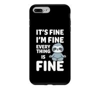 C'est Bon, Je Vais Bien, Tout va Bien Meme Funny Sloth Coque pour iPhone 7 Plus/8 Plus
