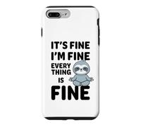 C'est Bon, Je Vais Bien, Tout va Bien Meme Funny Sloth Coque pour iPhone 7 Plus/8 Plus