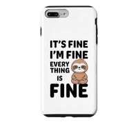 C'est Bon, Je Vais Bien, Tout va Bien Meme Funny Sloth Coque pour iPhone 7 Plus/8 Plus