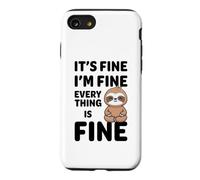 C'est Bon, Je Vais Bien, Tout va Bien Meme Funny Sloth Coque pour iPhone SE (2020) / 7/8