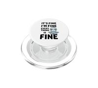 C'est Bon, Je Vais Bien, Tout va Bien Meme Funny Sloth PopSockets PopGrip pour MagSafe