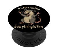 C'est bon, je vais bien, tout va bien, Opossum PopSockets PopGrip Adhésif