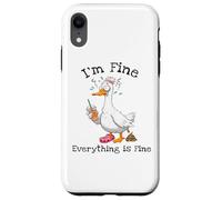 C'est Bon - Je Vais Bien - Tout va Bien - Silly Goose Coque pour iPhone XR