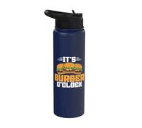 C'est Burger O Clock Burger Stainless Steel Insulated Water Bottle