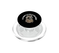 C'est ce Que C'est et ce n'est Pas génial I Retro Raccoon PopSockets PopGrip pour MagSafe