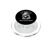 C'est ce Que C'est et ce n'est Pas Un Bon Raton Laveur PopSockets PopGrip pour MagSafe