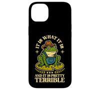 C'est ce Que C'est et C'est Un Crapaud Grenouille Hillbilly plutôt Terrible Coque pour iPhone 14 Plus