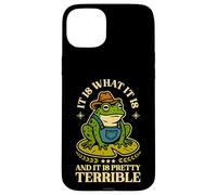 C'est ce Que C'est et C'est Un Crapaud Grenouille Hillbilly plutôt Terrible Coque pour iPhone 15 Plus