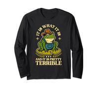 C'est ce Que C'est et C'est Un Crapaud Grenouille Hillbilly plutôt Terrible Manche Longue