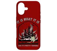 C'est ce Que C'est et C'est Un feu de forêt de Grenouille Terrible Coque pour iPhone 17