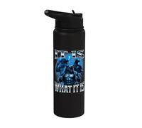 C'est ce que dit Alpha Wolf Meme : Beta Unhinged Brainrot Stainless Steel Insulated Water Bottle