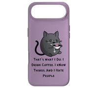 C'est ce Que Je Fais Je Bois du café Je Sais des Choses Je déteste Les Gens Coque pour iPhone Air