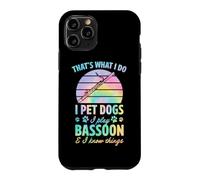 C'est ce Que Je Fais, Je Caresse des Chiens, Je Joue du basson et Je Sais des Choses Coque pour iPhone 11 Pro