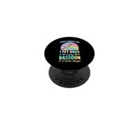 C'est ce Que Je Fais, Je Caresse des Chiens, Je Joue du basson et Je Sais des Choses PopSockets PopGrip Adhésif
