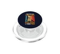 C'est ce Que Je Fais. Je Caresse Les Chats, Je Joue du Piano, Je Sais des Choses PopSockets PopGrip pour MagSafe