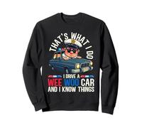 C'est ce Que Je Fais, Je conduis Une Voiture Wee Woo Funny Police Sweatshirt