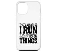 C'est ce Que Je Fais, Je Cours et Je Sais des Choses drôles Coque pour iPhone 12/12 Pro