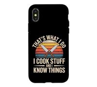 C'est ce Que Je Fais, Je Cuisine et Je Sais des Choses Coque pour iPhone X/XS