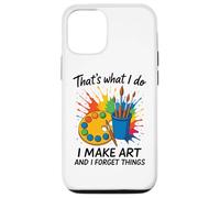 C'est ce que je fais, je fais de l'art et j'oublie des choses, le cerveau de l'artiste Coque pour iPhone 12/12 Pro