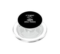 C'est ce Que Je Fais, Je Fais des grillades Funny BBQ Grilling Food Chef PopSockets PopGrip pour MagSafe