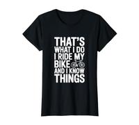 C'est ce Que Je Fais Je Fais du vélo et Je Sais des Choses T-Shirt Graphique avec Valeur