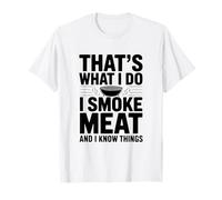 C'est ce Que Je Fais, Je Fume de la Viande et Je connais Un Amateur de Barbecue T-Shirt