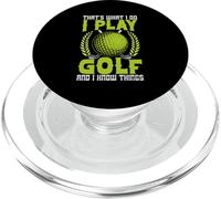 C'est ce Que Je Fais Je Joue au Golf et Je Sais des Choses PopSockets PopGrip pour MagSafe