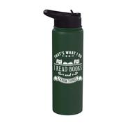C'est ce que je fais je lis des livres et je sais des choses Stainless Steel Insulated Water Bottle