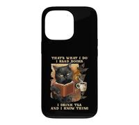 C'est ce Que Je Fais Je lis Un Livre Je Bois du thé et Je Sais des Choses Coque pour iPhone 13 Pro