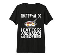 C'est ce Que Je Fais Je Mange des œufs et du Bacon, du Bacon et des œufs T-Shirt Haut de Gamme