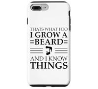 C'est ce Que Je Fais : Je me Laisse Pousser la Barbe et Je Sais des Choses Coque pour iPhone 7 Plus/8 Plus