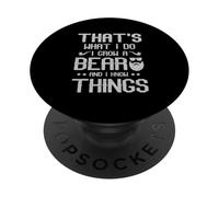 C'est ce Que Je Fais, Je me Laisse Pousser la Barbe et Je Sais Que Les Choses Aiment la Barbe PopSockets PopGrip Adhésif