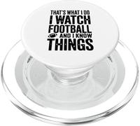 C'est ce Que Je Fais. Je Regarde Le Football et Je Sais des Choses PopSockets PopGrip pour MagSafe