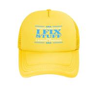 C'est ce Que Je Fais, Je répare des Trucs et Je Sais des Choses. Casquette en Maille pour Hommes et Femmes. Casquette de Camionneur. Casquette de Baseball Noire.