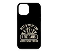 C'est ce Que Je Fais, Je répare des Voitures et Je Sais des Choses - Car Guy Coque pour iPhone 12 Mini