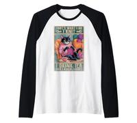 C'est ce Que Je Fais Je Tricote, Je Bois du thé et Je Sais des Choses Manche Raglan