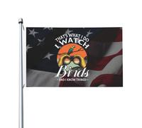 C'Est Ce Que Je Fais : J'Observe Les Oiseaux Et Je Sais Des Choses. Bannière 90X150Cm Durable Résistant Bannières Drapeaux De Maison Pour Dortoirs Chambres Plage