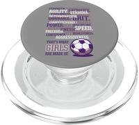 C'est ce Que Les Filles sont Faites du Football PopSockets PopGrip pour MagSafe