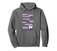 C'est ce Que Les Filles sont Faites du Football Sweat à Capuche