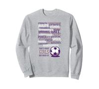 C'est ce Que Les Filles sont Faites du Football Sweatshirt