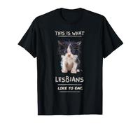 C'est ce Que Les Lesbiennes Aiment Manger drôle T-Shirt