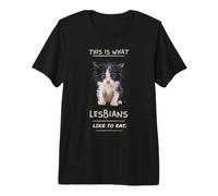 C'est ce Que Les Lesbiennes Aiment Manger drôle T-Shirt Haut de Gamme