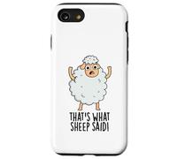 C'est ce Que Les Moutons Ont Dit Un Jeu de Mots Amusant Coque pour iPhone SE (2020) / 7/8