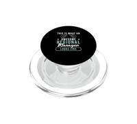 C'est ce qu'un gérant régional génial Gestion drôle PopSockets PopGrip pour MagSafe